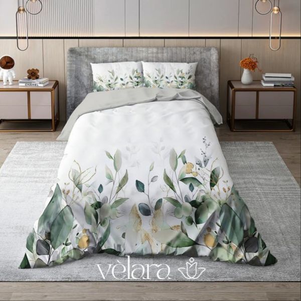 سرویس روتختی پارچه ترک برند ولارا طرح گل‌وگیاه کد R 4