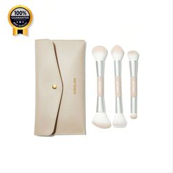 ست براش 3 تیکه با کیف شیگلم Sheglam اورجینال Glam 101 Face Essentials Brush Set With Bag