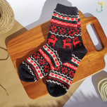 جوراب ساقدار بوکله یونیسکس طرح کریسمسی برند SUS MOOD