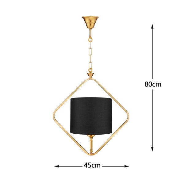 چراغ آویز زیمادور مدل دیاموند کد ZD-11