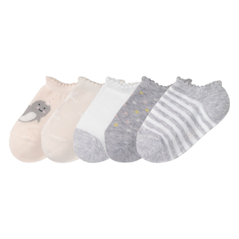 جوراب دخترانه لوپیلو بسته 5 عددی کد EU598