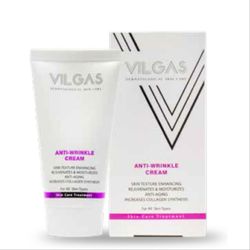 کرم ضد چروک صورت ویلگاس VILGAS حجم 50 میلی لیتر