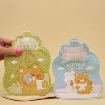 کیسه آب گرم پشمالو وارداتی دو طرح کد 2