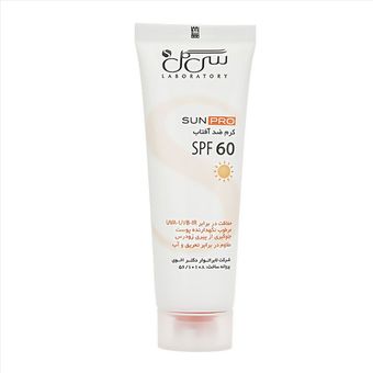 ضد آفتاب spf60  بی رنگ سی گل