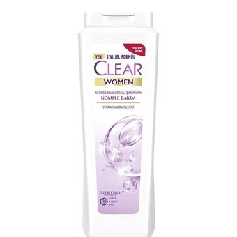 شامپو ضد شوره زنانه کلیر Clear مدل Komple Bakim حجم 350 میل