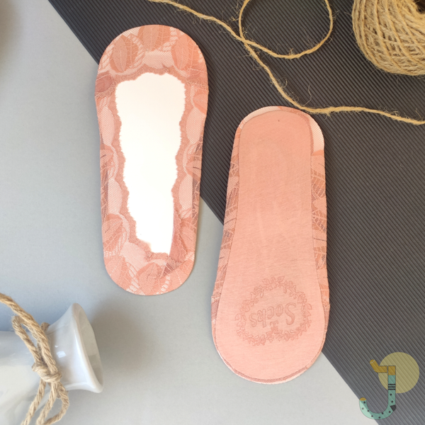 جوراب کالجی زنانه طرح برگ برند وارداتی