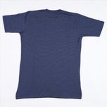 تیشرت حصیری یقه گرد رنگ سرمه ای