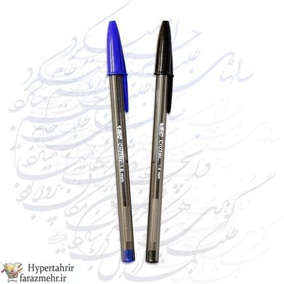 خودکار بیک (BIC) مدل کریستال لارج با قطر نوشتاری 1/6 رنگبندی ( آبی - مشکی )