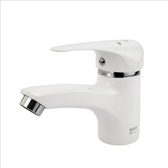 شیر روشویی کسری مدل کارون سفید