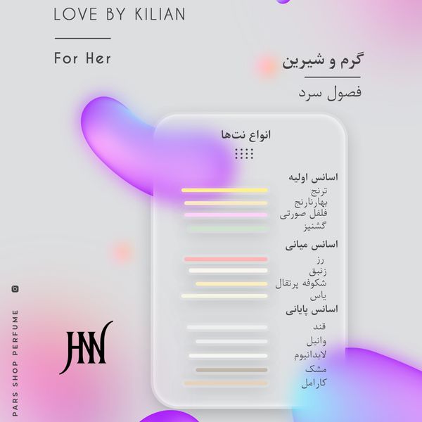 ادکلن لاو بای کیلیان 100 میل جانوین (جکوین) Love By Kilian Johnwin