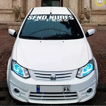 برچسب خودرو ونگارد طرح SFND کد 02