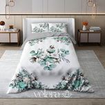 سرویس روتختی پارچه ترک برند ولارا طرح گل‌وگیاه کد R 286