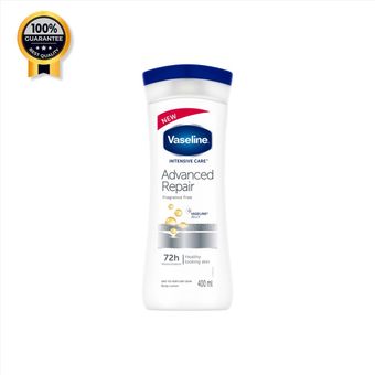 لوسیون بدن وازلین Vaseline اورجینال رایحه بابونه مدل Advanced Repair 72h حجم 400 میلی لیتر