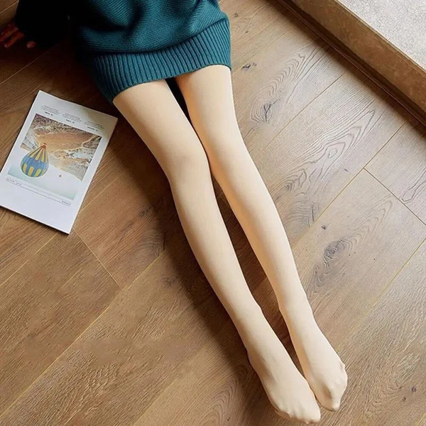 جوراب شلواری تو کرک رنگ کرم زنانه برند پنتی