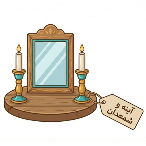آینه و شمعدان