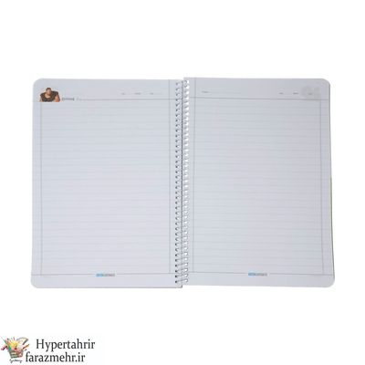 دفتر نوت نیک 100 برگ  حاشیه دار