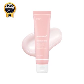 کرم مرطوب کننده پپتاید مدی کیوب اورجینال حاوی هیالورونیک اسید Pdrn Pink Hyaluronic Moisturizing Cream حجم 50 میل