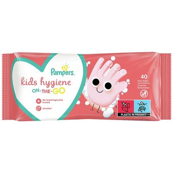 دستمال مرطوب کودک پمپرز Pampers مدل Kids Hygiene بسته 40 عددی