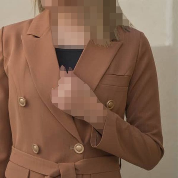 کت شلوار دیپلمات راه راه لمه