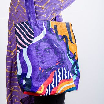 ساک دستی پارچه ای  B0022