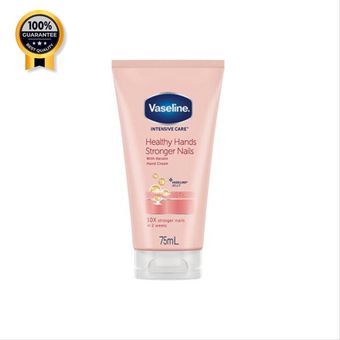 کرم دست و ناخن کراتین وازلین Vaseline اورجینال مرطوب کننده و تقویت ناخن و پوست حجم 75 میل