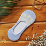 جوراب کالجی زنانه میکس آبی و سفید برند وارداتی