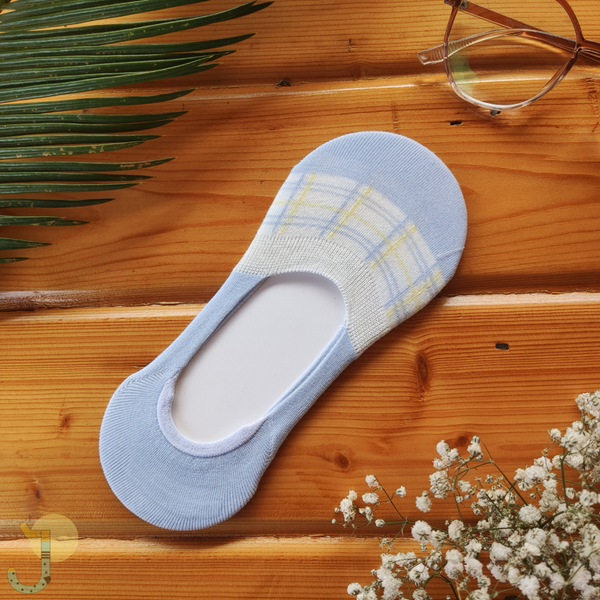 جوراب کالجی زنانه میکس آبی و سفید برند وارداتی