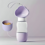 قمقمه‌ی آب و غذای سگ و گربه طرح ابر / Cloud portable water bottle for pet
