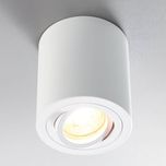 چراغ سقفی استوانه روکار هالوژن خور چرخشی(کد: 126)
