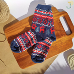 جوراب ساقدار بوکله یونیسکس طرح کریسمسی برند SUS MOOD