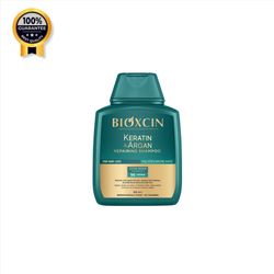 شامپو آرگان و کراتین بیوکسین Bioxcin اورجینال مناسب مو آسیب دیده و دکلره شده حجم 300 میل