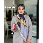 روسری ابریشم توییل طرح لوییز ویتون