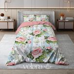 سرویس روتختی پارچه ترک برند ولارا طرح گل و گیاه کد R 208