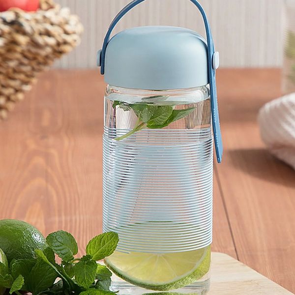 قمقمه شیشه ای مادام کوکو حجم 390 میلی لیتر