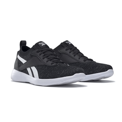 Reebok Womens Walkawhile GW0845 Black Running Shoes Sneakers
