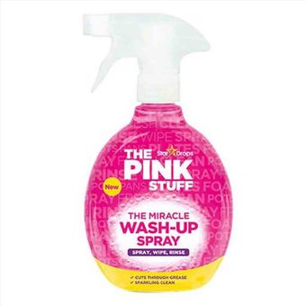 اسپری پاک کننده و درخشان کننده pink stuff حجم 500 میل