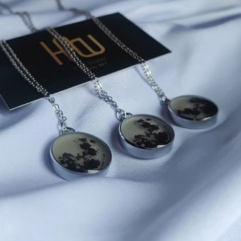 گردنبند ماه شب تاب🌙