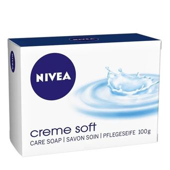 صابون کرمی مراقبتی نیوا Nivea مدل Creme Soft مناسب انواع پوست حجم 100 گرم