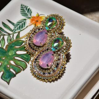 گوشواره گل کاغذی