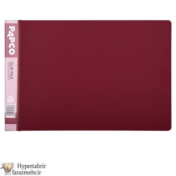 کلیپ فایل پاپکو (Papco ) کد A5-511 رنگبندی (مشکی- گلبهی-زرد -طوسی روشن-سدری-یشمی-طوسی روشن-بنفش -زرشکی)