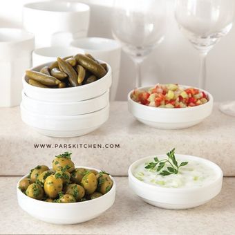 پیاله 10 سانتی سفید زرین