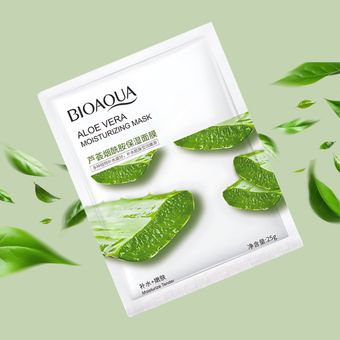 ماسک صورت ورقه ای آلوئه ورا بیوآکوا ( BIOAQUA )
