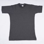 تیشرت حصیری یقه گرد رنگ نوک مدادی