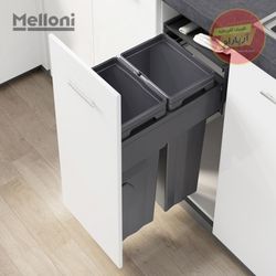 سطل زباله 2 قلو ریلی 32 لیتری 9018 مکس بین ملونی