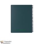 دفتر پاپکو ( Papco ) وزیری 200 برگ کد : A4-632 رنگبندی ( گلبهی-زرد-طوسی روشن-یشمی-طوسی تیره-سرمه ای-بنفش-زرشکی)
