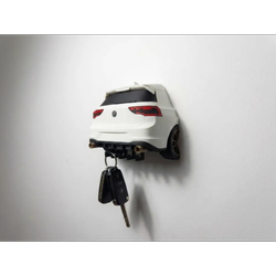 جاکلیدی دیواری فولکسواگن Golf MK8 GTI | آویز کلید طرح نمای عقب خودرو