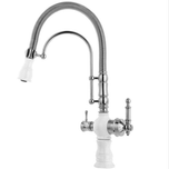 شیر ظرفشویی تصفیه دار اسناپل مدل بیزانس با کارتریج سرامیکی و فنر استیل ضدزنگ