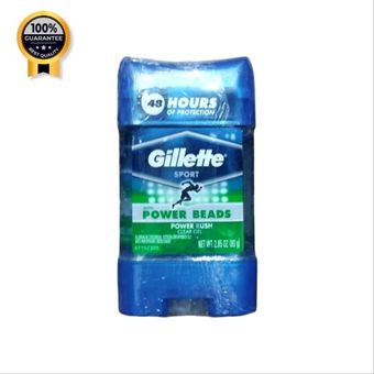 مام ژلی ضد تعریق مردانه ژیلت Gillette اورجینال مدل Power Rush حجم 80 میلی