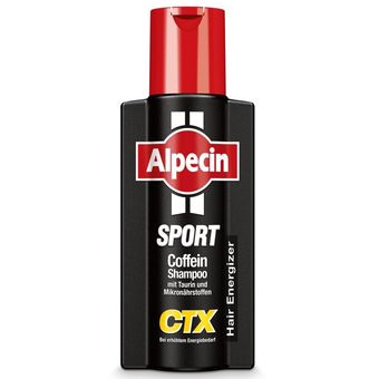 شامپو انرژی دهنده و تقویت کننده کافئین آلپسین Alpecin مدل Sport CTX حجم 250 میل