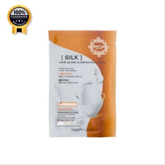 ماسک ورقه ای صورت ابریشم هپی لیدی Happy Lady فرمول ایتالیایی حجم 28 میلی لیتر